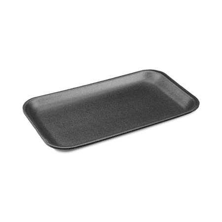 PACTIV Meat Tray, #17S, 8.3 x 4.8 x 0.65, Black, PK1000 PK 0TFB17S00000